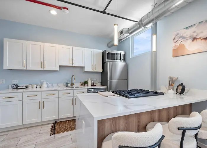 Near Brookfield Zoo - King Bed - Sleeps 7 Apartment *